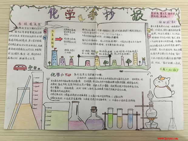 身边化学手抄报