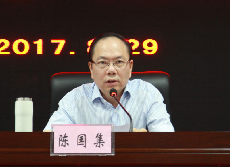 廉江市工商联主席,永福集团董事长陈国集,学校董事长陈武杰,永福集